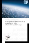 Evaluation de la toxicité de la saupe Sarpa salpa