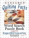 Circle It, Quilting Facts, Large Print, Word Search, Puzzle Book