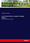 Lays of South Africa on Topics Principally Modern