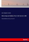 Merry Songs and Ballads, Prior to the Year A.D. 1800