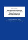 Vom Umgang mit Schutzrechten bei Ausgründungen aus Hochschulen und außeruniversitären Forschungseinrichtungen