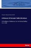 A Manual of Aesopic Fable Literature