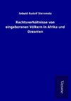 Rechtsverhältnisse von eingeborenen Völkern in Afrika und Ozeanien