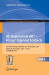 HCI International 2017 - Posters' Extended Abstracts