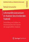 Lehrerprofessionswissen im Kontext beschreibender Statistik