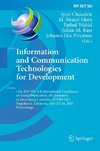 Information and Communication Technologies for Development