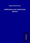 Antibarbarus der Lateinischen Sprache