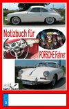 Notizbuch für Porsche-Fahrer