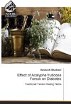 Effect of Acalypha fruticosa Forssk on Diabetes