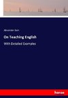 On Teaching English