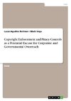 Copyright Enforcement and Piracy Controls as a Potential Excuse for Corporate and Governmental Overreach