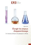 Élargir les enjeux d'apprentissage