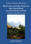 Briefe eines reisenden Franzosen über Deutschland an seinen Bruder zu Paris