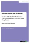 Likelihood Method for Randomized Time-to-Event Studies with All-or-None Compliance