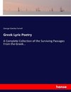 Greek Lyric Poetry