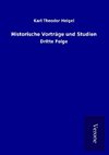 Historische Vorträge und Studien