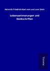 Lebenserinnerungen und Denkschriften