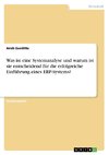 Was ist eine Systemanalyse und warum ist sie entscheidend für die erfolgreiche Einführung eines ERP-Systems?