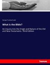 What is the Bible?