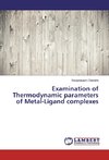 Examination of Thermodynamic parameters of Metal-Ligand complexes