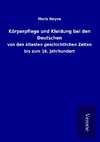 Körperpflege und Kleidung bei den Deutschen