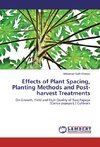 Effects of Plant Spacing, Planting Methods and Post-harvest Treatments