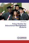 Policy Studies for Educational Management students