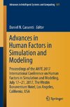 Advances in Human Factors in Simulation and Modeling