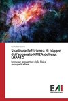 Studio dell'efficienza di trigger dell'apparato KM2A dell'esp. LHAASO