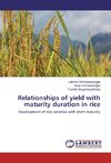 Relationships of yield with maturity duration in rice