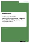 Beurteilungskriterien für Textinterpretationen anhand von Kafkas 