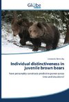 Individual distinctiveness in juvenile brown bears