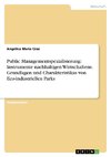 Public Managementspezialisierung: Instrumente nachhaltigen Wirtschaftens. Grundlagen und Charakteristikas von Eco-industriellen Parks