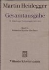 Gesamtausgabe Abt. 2 Vorlesungen Bd. 53. Hölderlins Hymne 'Der Ister'