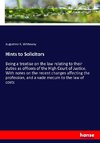 Hints to Solicitors