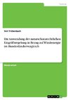 Die Anwendung der naturschutzrechtlichen Eingriffsregelung in Bezug auf Windenergie im Bundesländervergleich