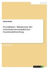 Neurofinance. Erkenntnisse der verhaltenswissenschaftlichen Finanzmarktforschung