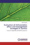 Evaluation of deforestation effect and management strategies in Zambia