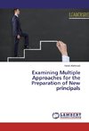 Examining Multiple Approaches for the Preparation of New principals