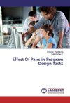 Effect Of Pairs in Program Design Tasks