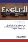 Analysis of problems in written composition of the English language