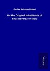 On the Original Inhabitants of Bharatavarsa or India