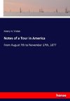 Notes of a Tour in America