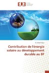 Contribution de l'énergie solaire au développement durable au BF