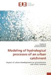 Modeling of hydrological processes of an urban catchment