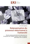 Redynamisation du processus rédactionnel à l'université