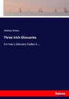 Three Irish Glossaries