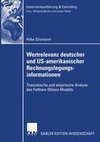 Wertrelevanz deutscher und US-amerikanischer Rechnungslegungsinformationen