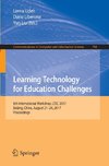 Learning Technology for Education Challenges