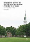 Postsecondary Education for First-Generation and Low-Income Students in the Ivy League